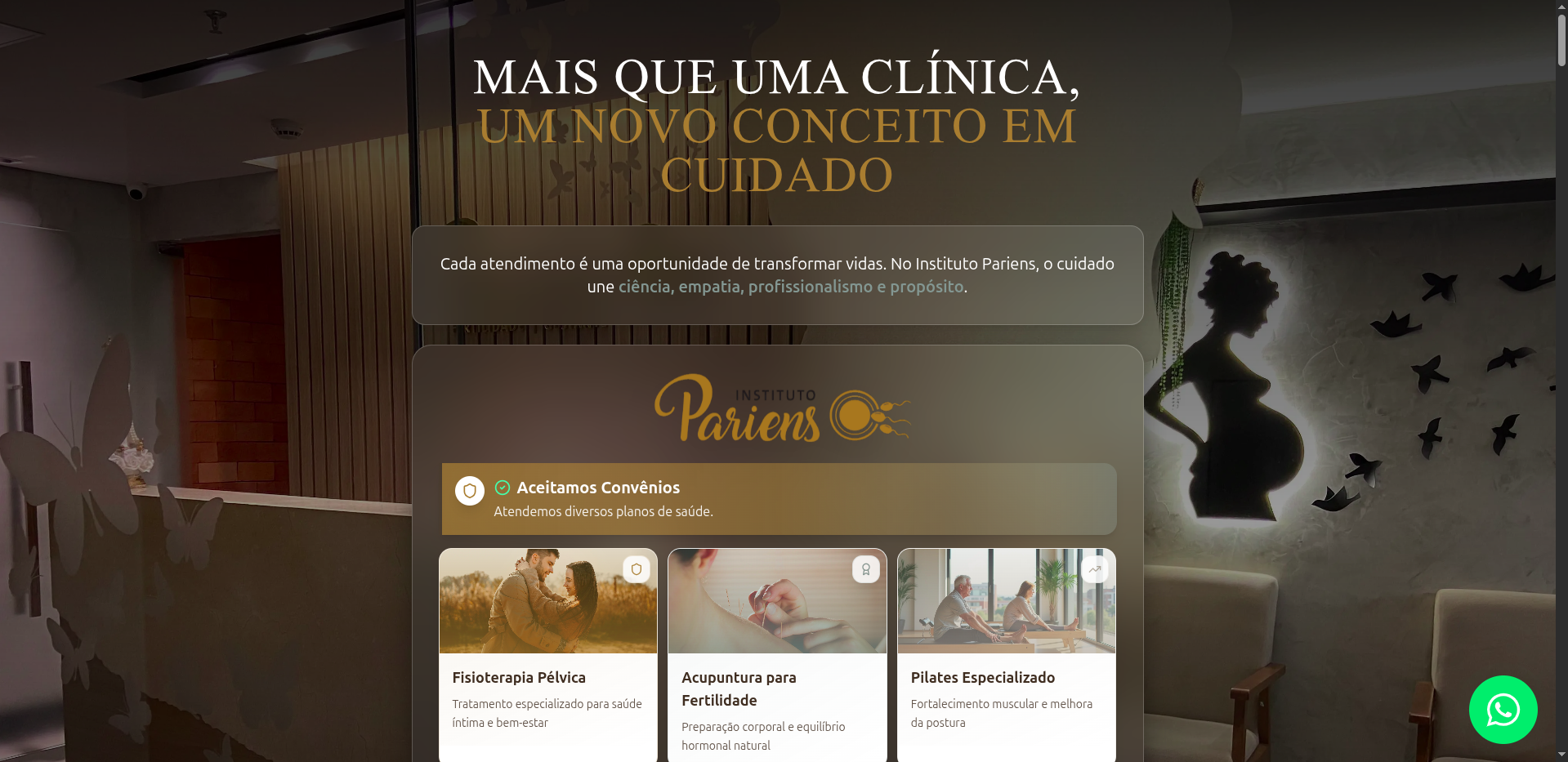 Site Instituto Pariens