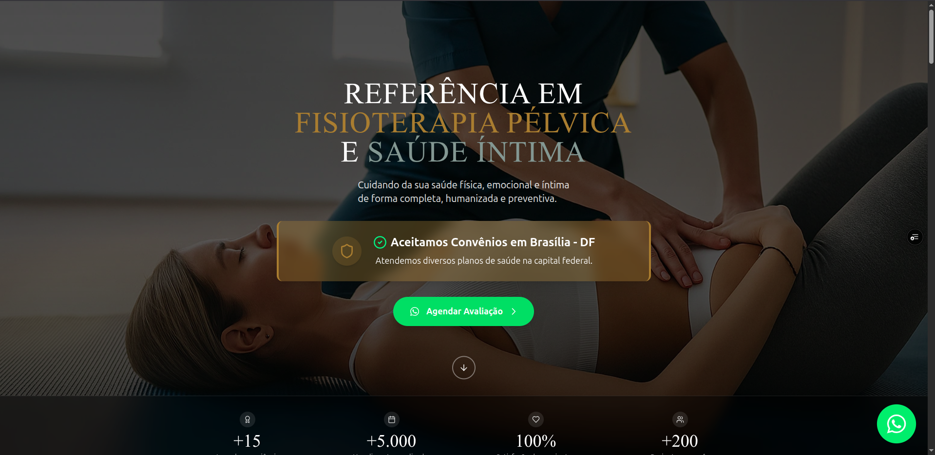 Site Pariens Fisioterapia Pélvica